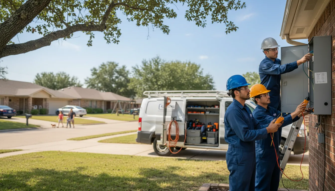 Certified electrician providing emergency electrical services in New Hampton, MO